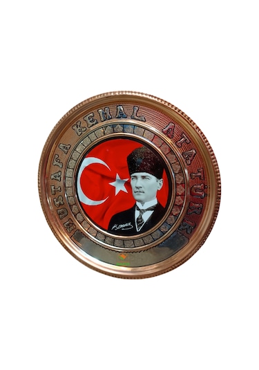 Atatürk Duvar Tablosu Bakır Duvar Tablosu M.k. Atatürk Tablo Özel