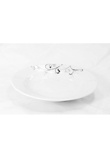 Güral Porselen Eda 19Cm Çukur Yemek Tabağı 6'Lı