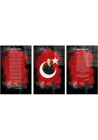 Atatürk - İstiklal Marşı - Gençliğe Hitabe3 Toplam 3 Parça