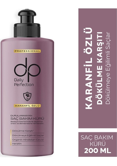 Dp Daily Perfection Karanfil Özlü Durulanmayan Saç Bakım Kürü 200 ML