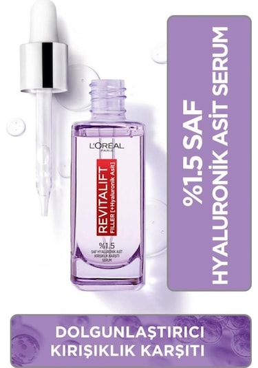 L'Oreal Paris Revitalift Filler %1.5 Saf Hyaluronik Asit   Serum- 30 Ml +C Vit Tester