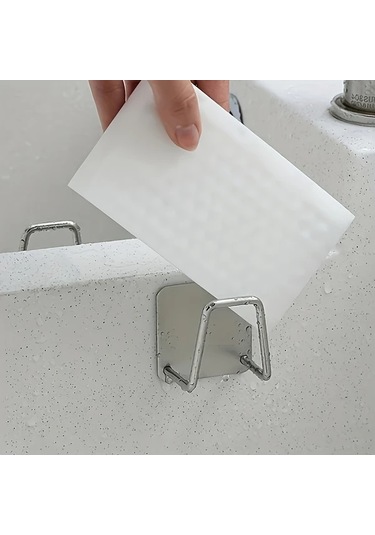 Xuweiwei Gümüş Paslanmaz Çelik Drenaj Rafı Banyo Mutfak Temizlik Düzenleme Gümüşi