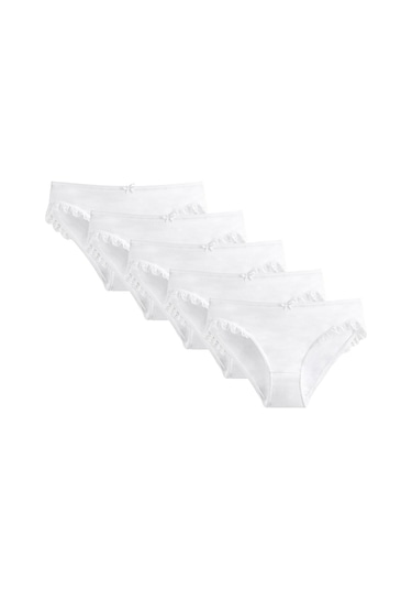 5'li Kadın Külot 2171yy Beyaz
