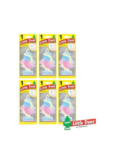 Little Trees Cotton Candy - Pamuk Şekeri Oto Asma Koku 6 Adet