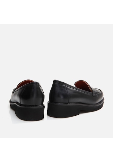 Hotiç Hakiki Deri Siyah Kadın Loafer 01ayh291760a100 Siyah
