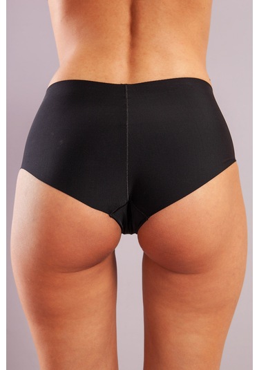Golshan Girdle İnvisible Slip, İz Yapmayan Görünmez Lazer Kesim Siyah Külot Çok Renkli