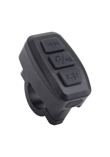 Vkemall Bisiklet İçin Kablosuz Telefon Kontrolcüsü - Bluetooth İle Müzik Ve Arama Yönetimi, Ipx6 Su Geçirmez, 15m Uzaklıkta, İos/android Uyumlu Siyah