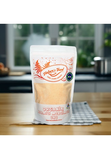 Organik Kırmızı Mercimek Unu 500gr Pestisit Analizli Organik Sertifikalı