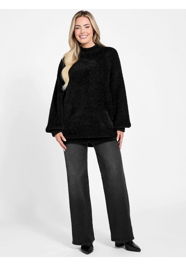 Guess Torri Kadın Siyah Triko W5br95z3bj0-jblk Siyah