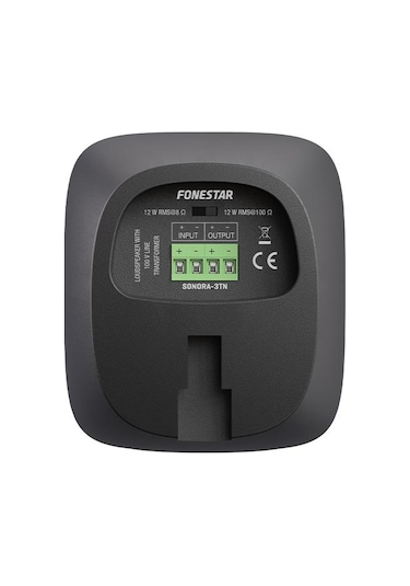 Fonestar Sonora-3tn 100v Siyah 3" Duvar Tipi Hoparlör