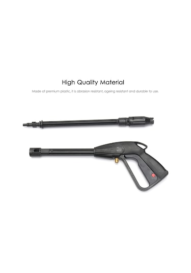 Yüksek Basınçlı Yıkama Tabancası Ile Yüksek Güç Yıkama Siyah