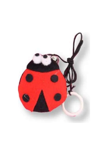 Eastland 7 CM İpli Uğur Böceği Peluş Kedi Oyuncağı