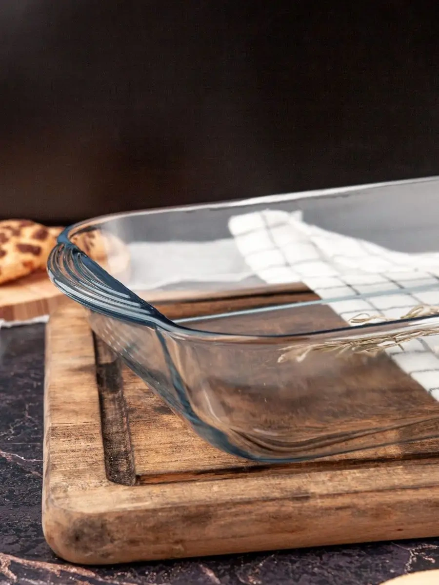 Borcam Dikdörtgen Cam Fırın Kabı 3850 Ml 12451198 Beyaz