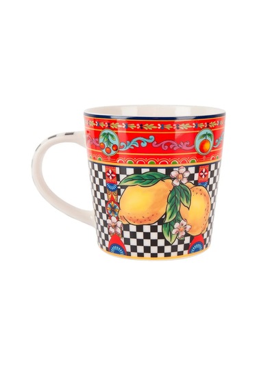 Nouvelle "sicilia Limone" Bardağı, 450 Ml, Porselen 317306254 Kırmızı