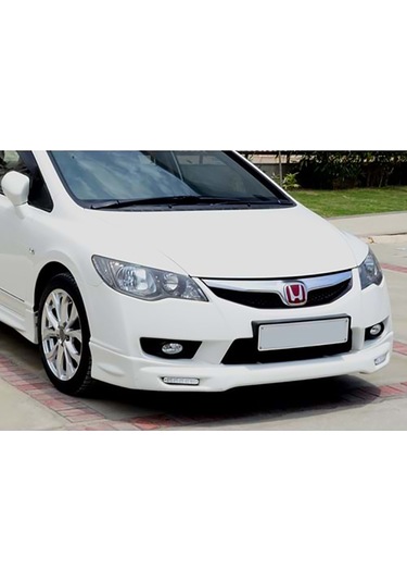 Honda Civic Fd6 Makyajlı Kasa Mugen Ön Ek Karlık Plastik Mat Siyah 2009 2010 2011