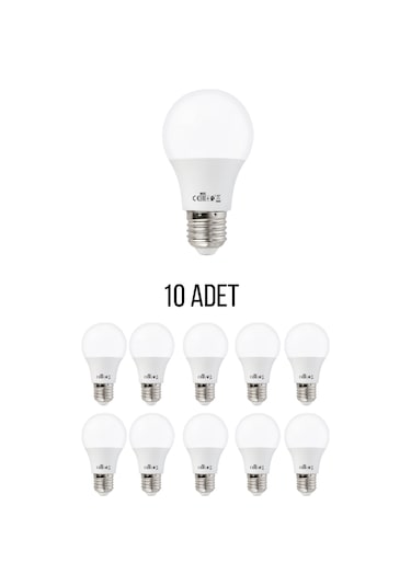 Horoz 001-006-2015 Ekola 15w Led Ampul Beyaz Işık E27 Duy - 10 Lu Paket