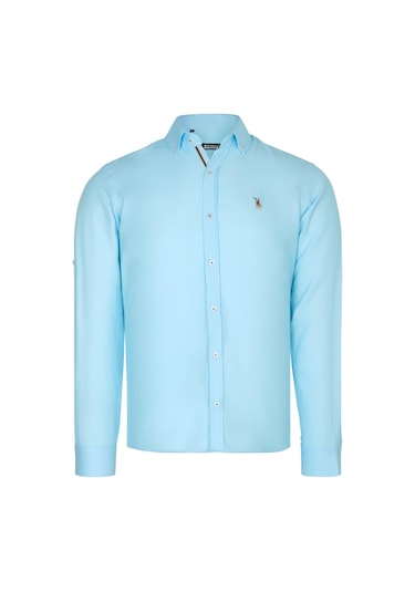 Üçlü Set G674 Dewberry Erkek Gömlek-siyah-beyaz-camgöbeği Siyah-beyaz-camgöbeği