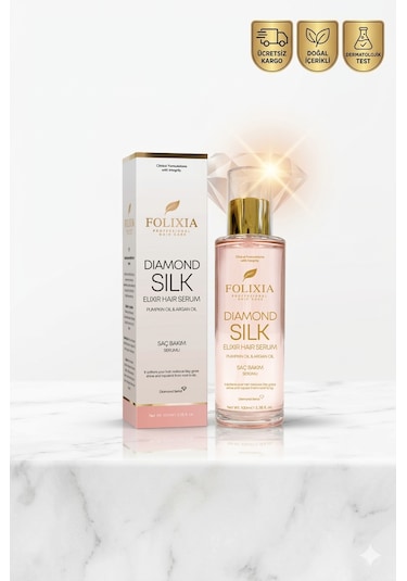 Folixia Argan & Kabak Çekirdeği Yağı Saç Bakım Serumu 100 ML