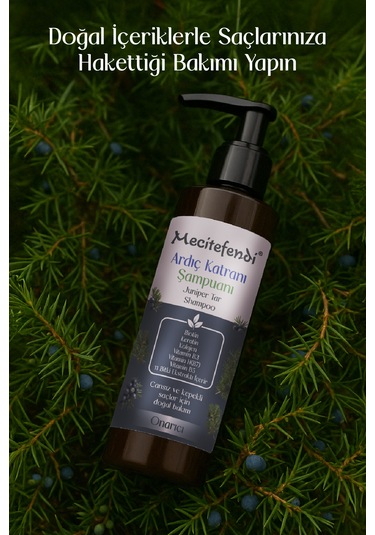 Mecitefendi Biotin Keratin ve Kolajen İçerikli Ardıç Katranı Şampuanı 150 ML