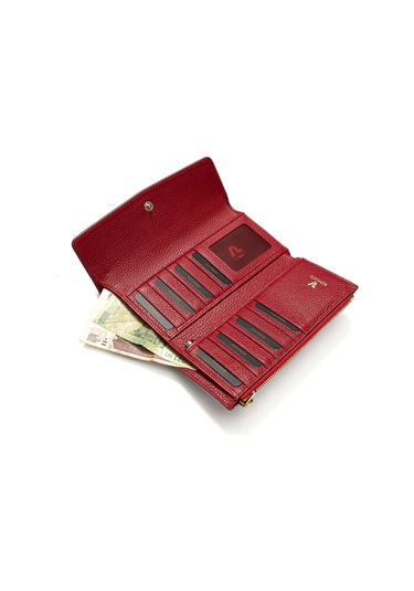 Red Cüzdan & Kartlık Kadın Diğer 2801 Roncato Flother Skın Wallet Red Kırmızı