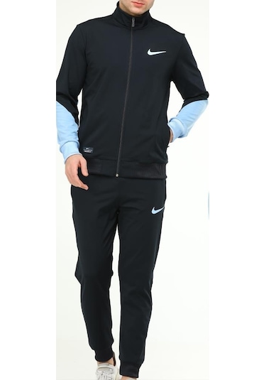 Nike Ea-4050 Battal Beden Erkek Polyester Eşofman Takımı Lacivert