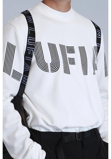 Lufian Erkek Todillo Sweatshirt 112030158 Kırık Beyaz Kırık Beyaz