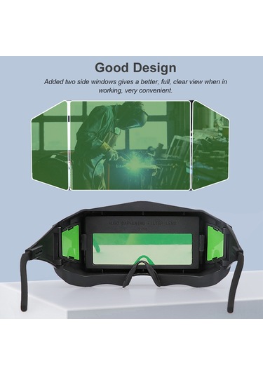 Ximistore9 Otomatik Kararan Kaynak Gözlüğü - Anti-parlama, Anti-buğu, Tıg/mıg/mma İçin Güvenlik Gözlüğü