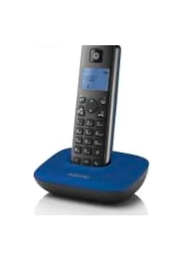 Motorola T401 Dect Telsiz Telefon Handsfree Mavi-Siyah