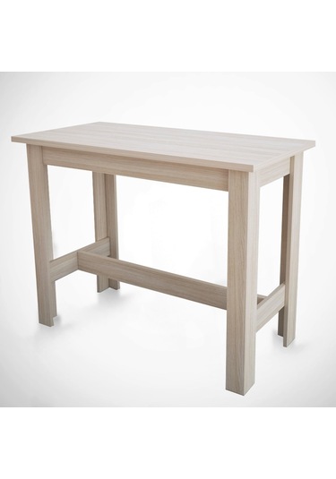 Pasific Home Barra Bar Masası Yüksek Yemek Masası, Meşe, 120x60