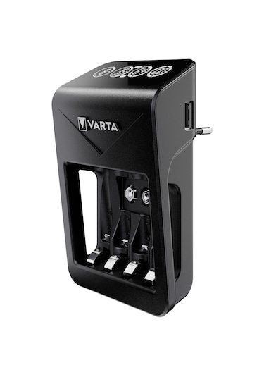 Varta Lcd Plug+şarj Cihazı+2 Adet 9v 200mah Şarjlı Pil+çanta