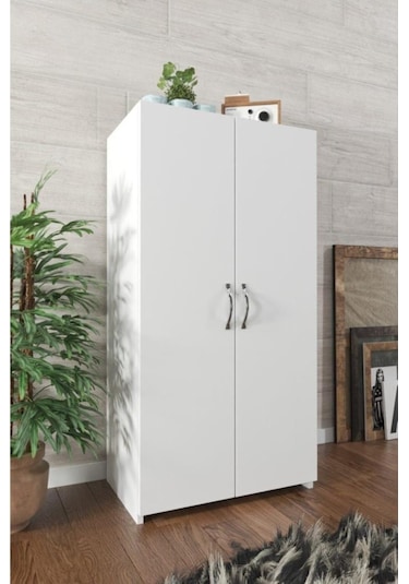 Kzy 110 Cm Ayakkabı Dolabı beyaz