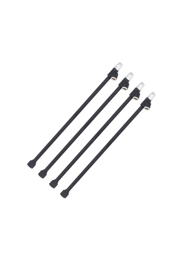 Geeksen 4 Adet 14" Uzunluğunda İki Başlı Pnömatik Takoz - 1/4" Fnpt Dişli - Araç Lastik Hava Doldurma Aleti - Ticari Araçlar, Kamyonlar İçin Uygun