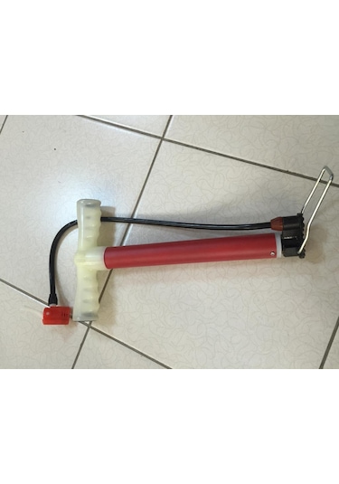 Bisiklet El Pompası Mini Saplı Pompa Kırmızı