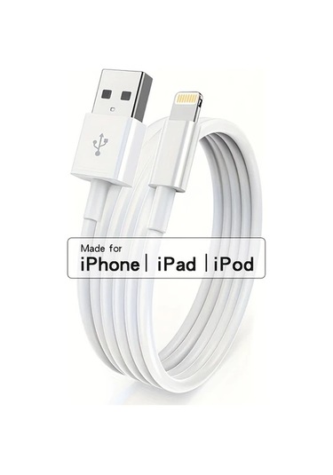 Brightnova 5 Adet 3 3ft Beyaz İphone Uyumlu Sarj Kablosu Hizli Sarj İphone Uyumlu 14 14 Pro Max 13 12 11 X Xs Xr İpad İcin