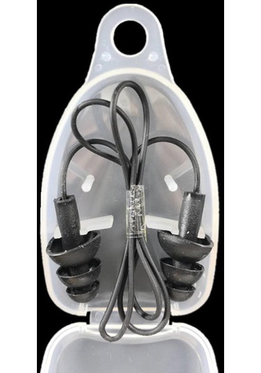 Homyl İş Uyku Konseri Için Taşıma Kutulu Yüzme Kulak Siyah