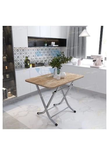 Dekoratif 70 120 Katlanır Masa Mutfak Masası