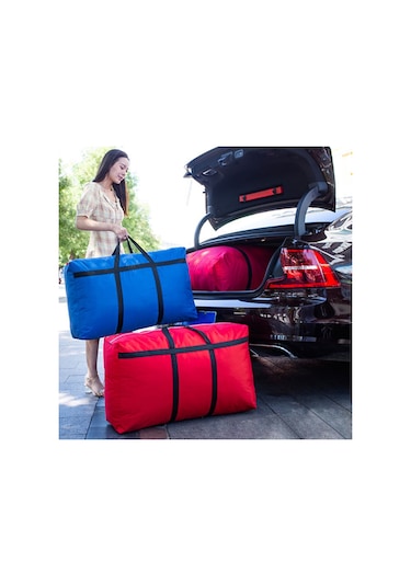 Padalink Kırmızı 40 Litrelik Oxford Kumaş Taşıma Çantası - Dayanıklı, Yüksek Kapasiteli, Ev Taşımı Ve Depolama İçin Uygun Kırmızı
