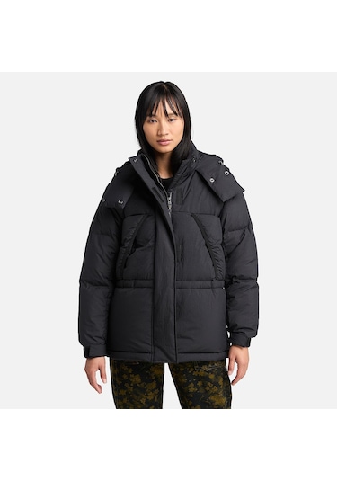 Timberland Howker Recycled Down Puffer Jacket Kadın Mont-31725 Siyah