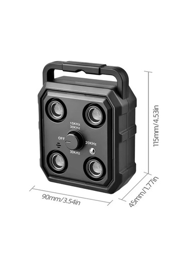 Ganzhoushop Şarj Önleyici Köpekler İçin Havlama Frekans Kontrol Cihazı, 4 Farklı Mod, Uzaktan Kumandalı