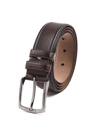 Deribond Erkek Klasik Kemer Kahve