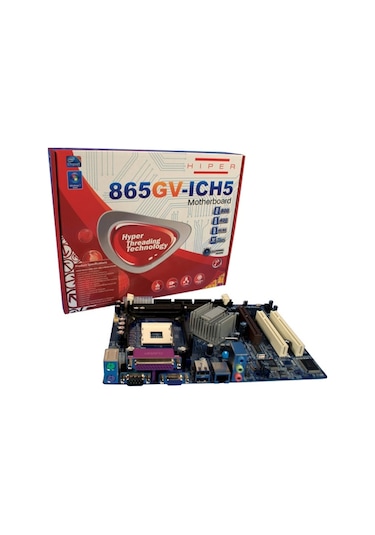 Hiper 865GV-ICH5 Intel 865GV 400 MHz DDR Soket 478 mATX Anakart