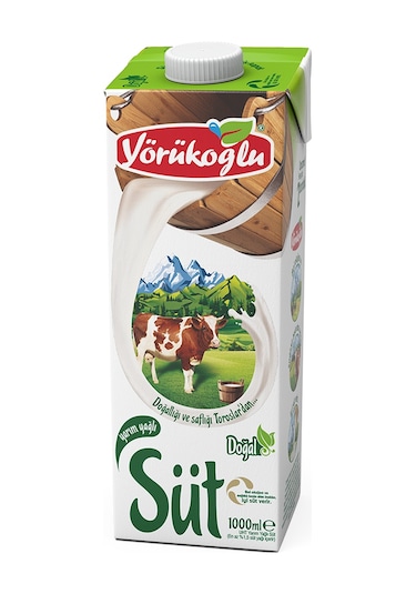 Yörükoğlu Yarım Yağlı Süt 1 Lt X 6 Adet