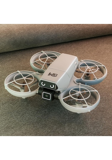 Drone Çift Hd Kameralı 90 Ayarlanabilir Engel Sensörlü, Tek Tuş Kalkış / İniş, Uzaktan Kumandalı
