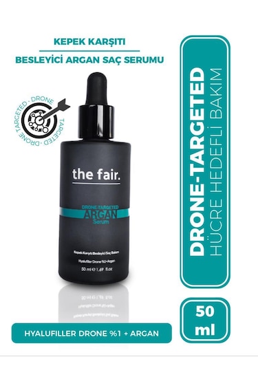 The Fair Drone-Targeted Hair Argan Serum 50 ML + Multi HA Hydro Infused Serum 30 ML