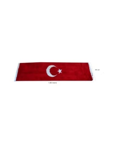 Point Türk Bayraklı Torpido Pandizot Üstü Peluş Örtü 150x40 Cm