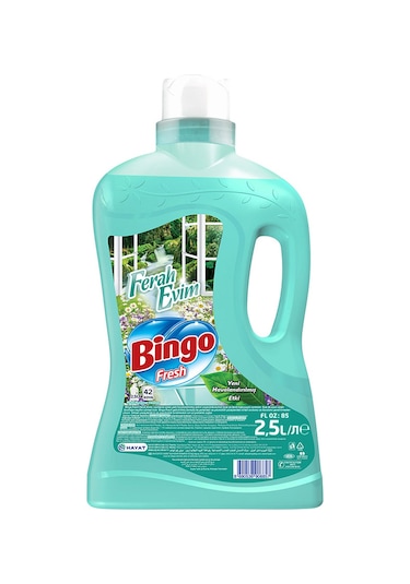 Bingo Fresh Ferah Evim Yüzey Temizleyici Ekonomi Paketi 4 x 2500 ML