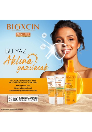 Bioxcin Sun Care Çok Yüksek Korumalı Güneş Kremi 50 Spf 200 Ml Tüm Ciltler İçin