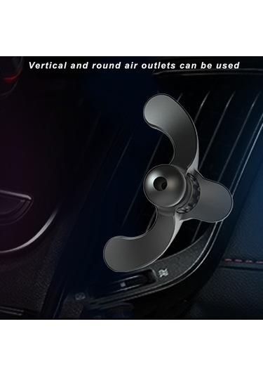 Sones 3 Parça A-004 Araba Cep Telefonu Braketi Hava Çıkış Kanca Aksesuarları Siyah