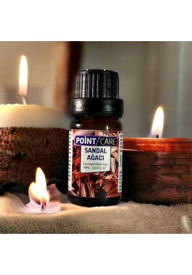 Point Care Sandal Ağacı Kokulu Mum Esansı 10ml Mum Koku Soya Wax
