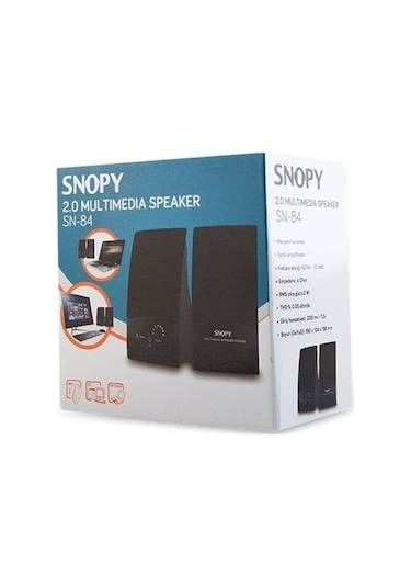 Snopy Sn-84 2.0 Siyah Usb Speaker